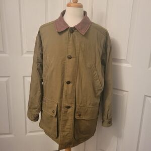 Vintage Timberland Heritage Jacket Y2K Leather Canvas Field Barn Coat